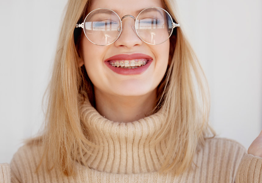 Clear braces Clear braces